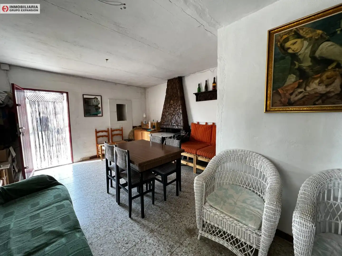 Sala de estar de Casa o chalet en venta en Aspe con Jardín privado, Trastero y Piscina