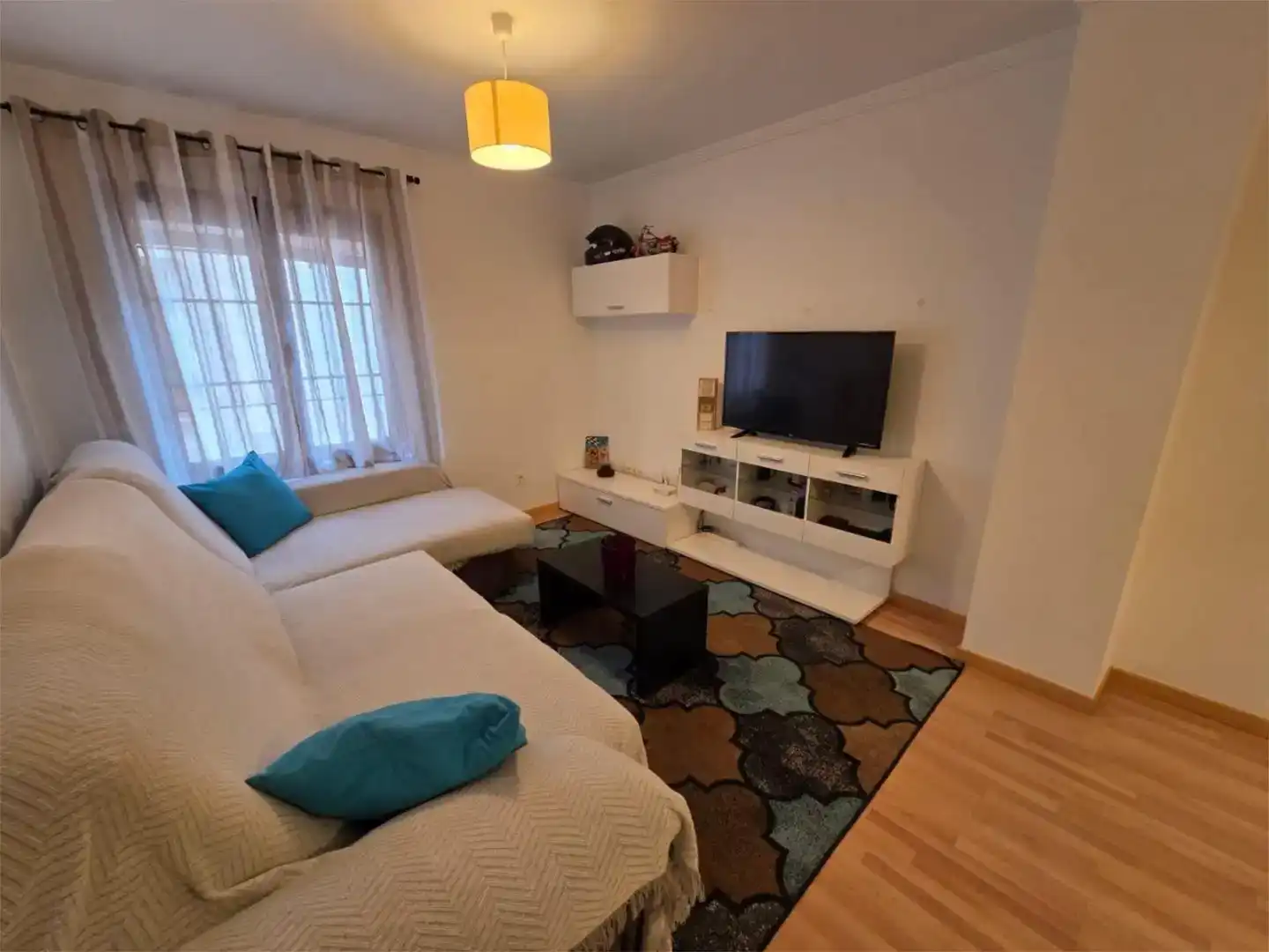 Sala de estar de Piso en venta en Monda con Parquet y Amueblado