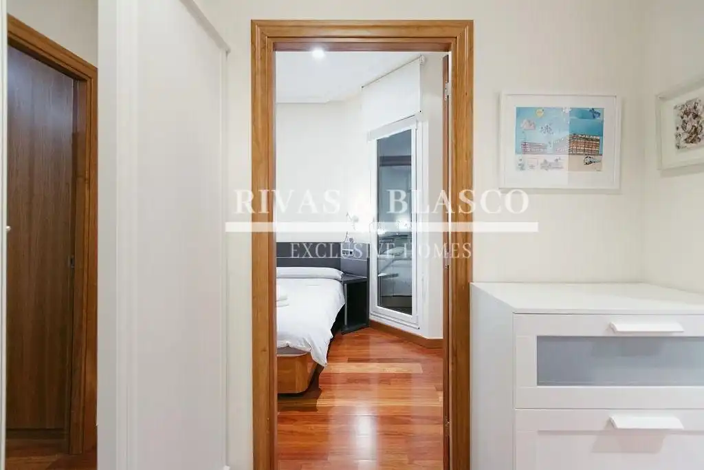 Dormitori de Apartament de lloguer en Donostia - San Sebastián  amb Aire condicionat, Calefacció i Moblat