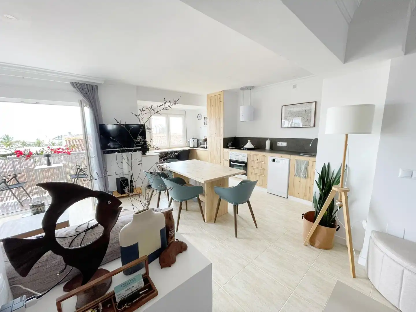 Kitchen of Attic for sale in Dénia  with Air Conditioner, Heating and Balcony