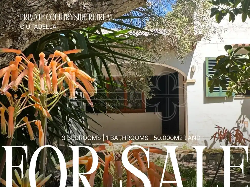 Casa rústica con jardín en venta en Cala d'en Bosch - Serpentona, imagen 35