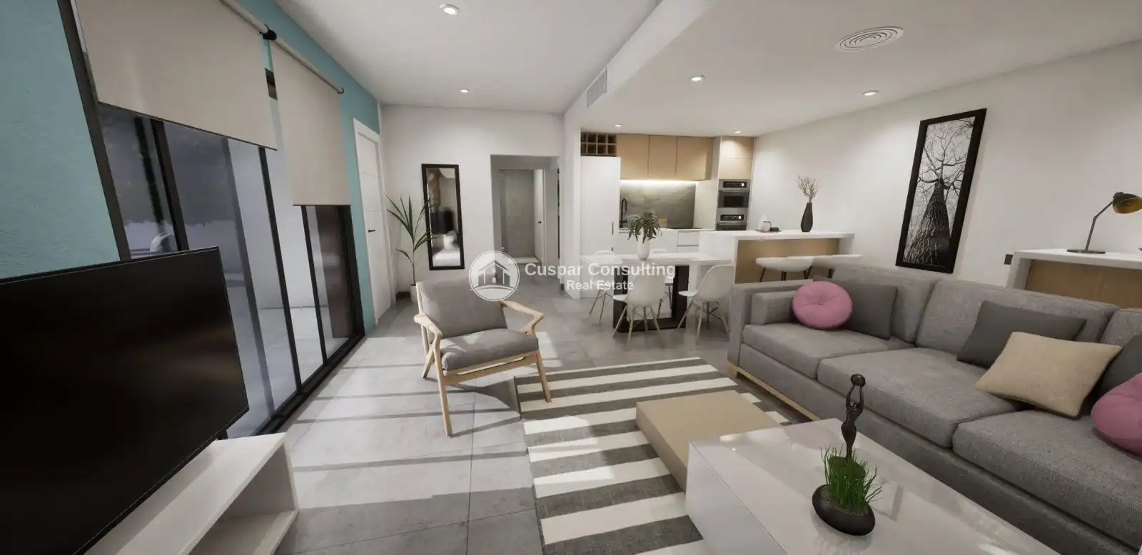 Living room of Houses for sale in Torre-Pacheco  with Heating, Private garden and Terrace