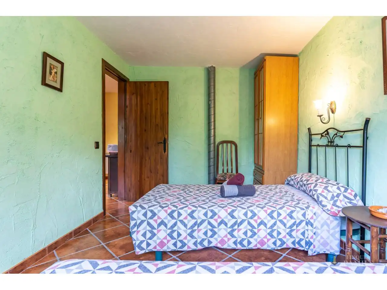 Dormitori de Finca rústica en venda en Riudecols amb Calefacció, Jardí privat i Piscina