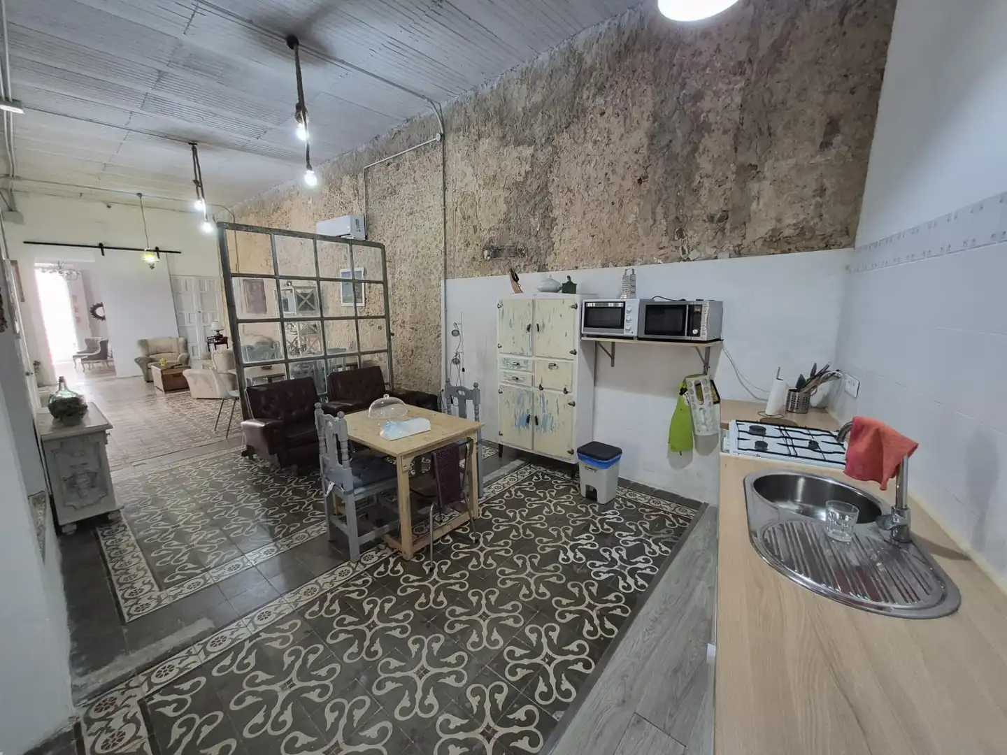 Kitchen of Flat for rent in San Fernando  with Air Conditioner and Furnished