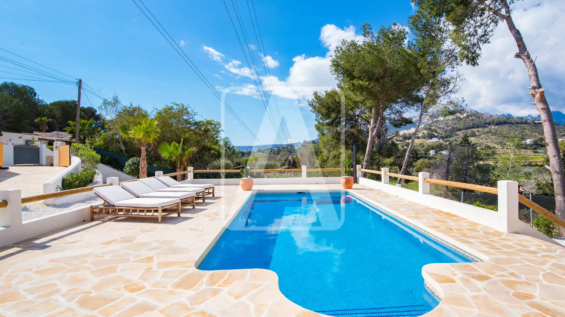 Jardín de Casa o chalet en venta en Calpe / Calp con Aire acondicionado, Jardín privado y Terraza