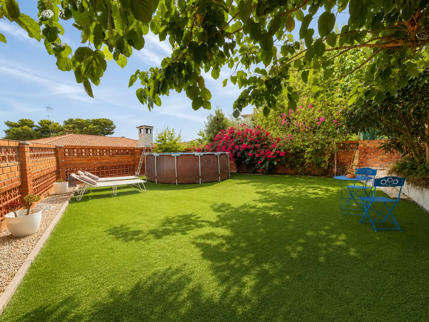 Jardí de Casa o xalet en venda en Calafell amb Aire condicionat, Calefacció i Jardí privat