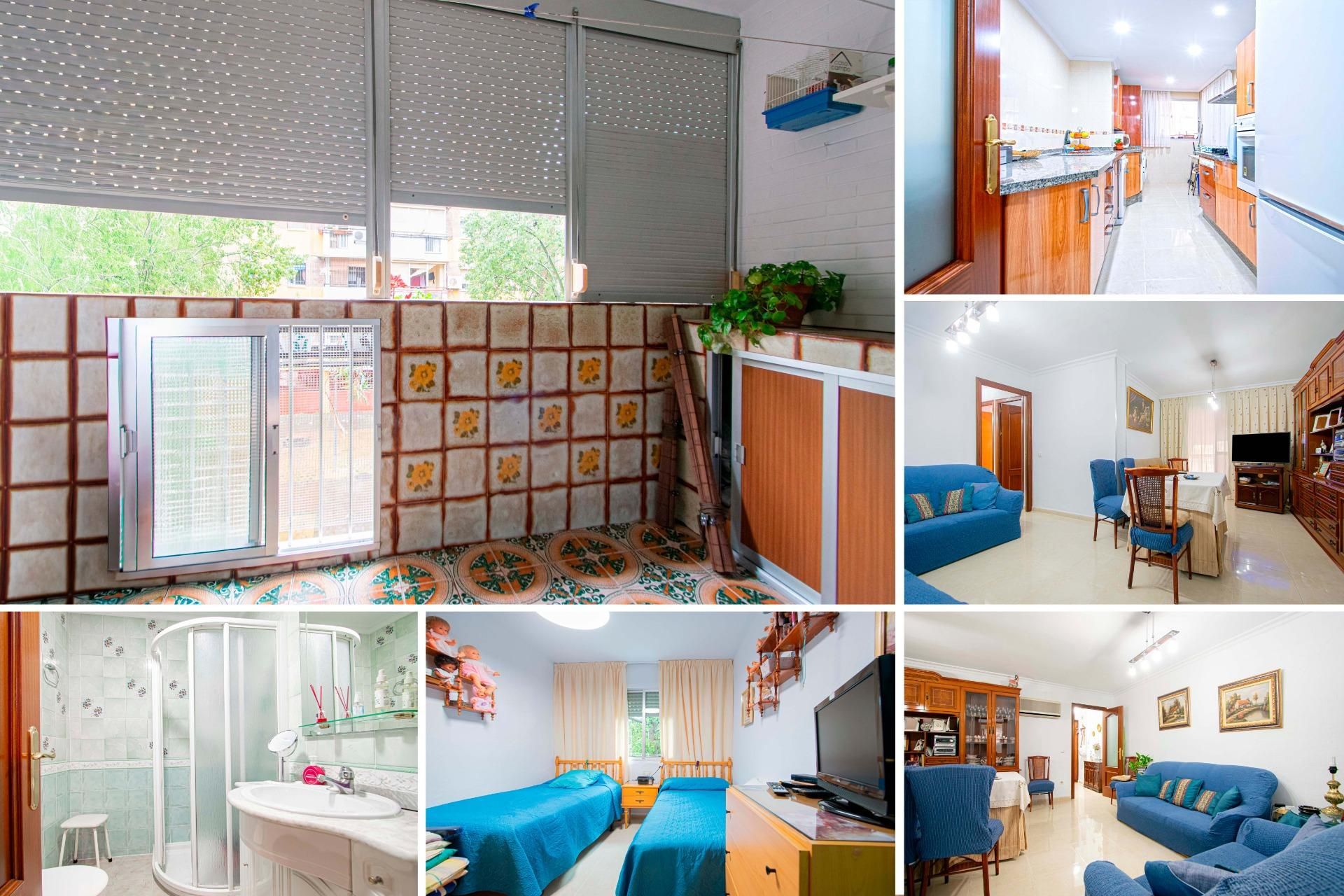 Vista exterior de Pis en venda en  Sevilla Capital amb Aire condicionat i Terrassa