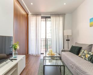 Sala d'estar de Apartament de lloguer en  Barcelona Capital amb Aire condicionat, Calefacció i Terrassa