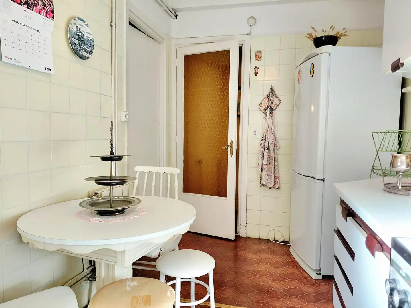 Cocina de Piso en venta en Getxo  con Calefacción, Terraza y Amueblado