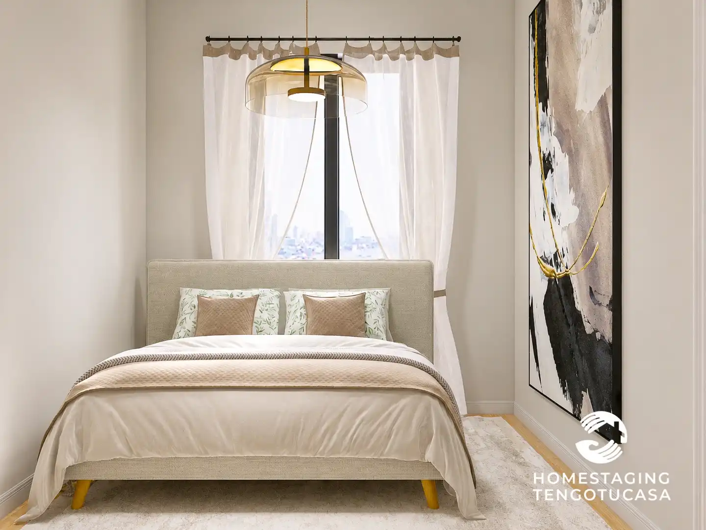 Bedroom of Flat for sale in Madrid  with Air Conditioner, Heating and Terrace