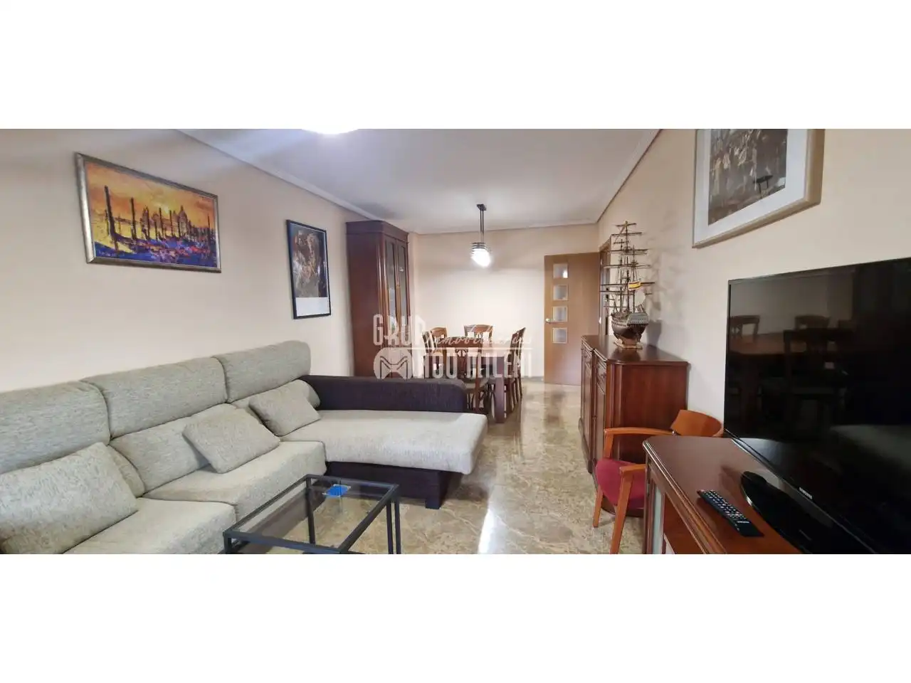 Living room of Flat for rent in Catarroja  with Air Conditioner, Heating and Terrace