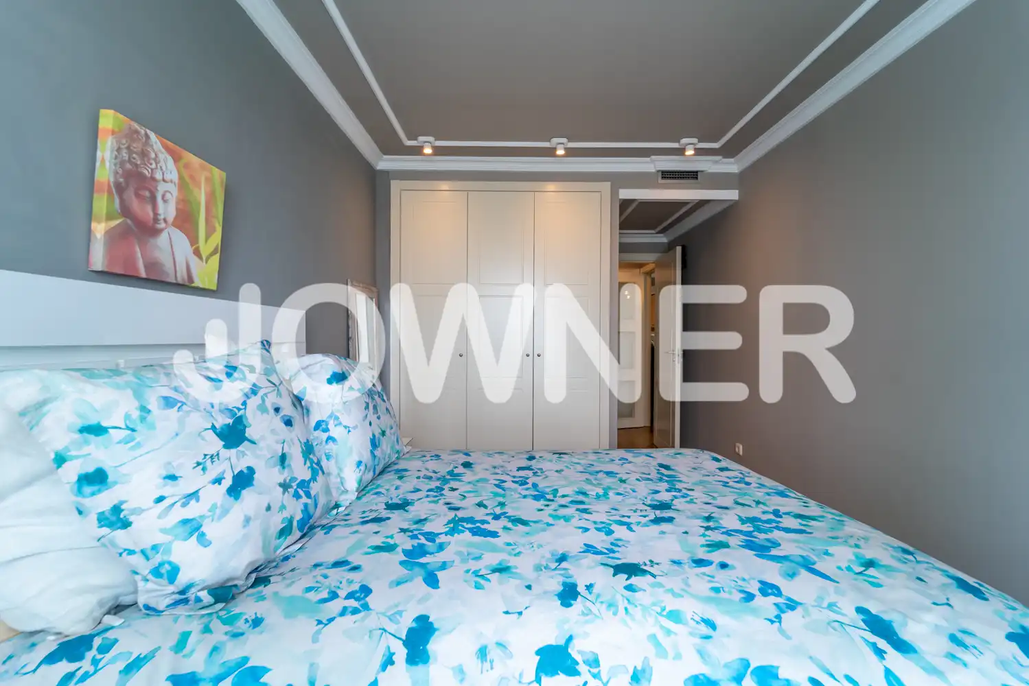 Bedroom of Flat for rent in Madrid  with Air Conditioner, Heating and Terrace