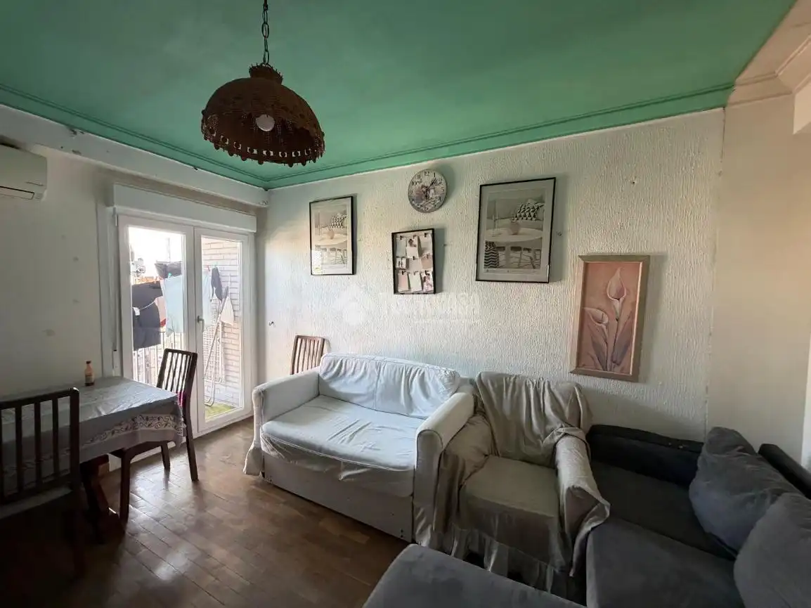 Sala de estar de Piso en venta en Zaragoza con Calefacción, Parquet y Terraza
