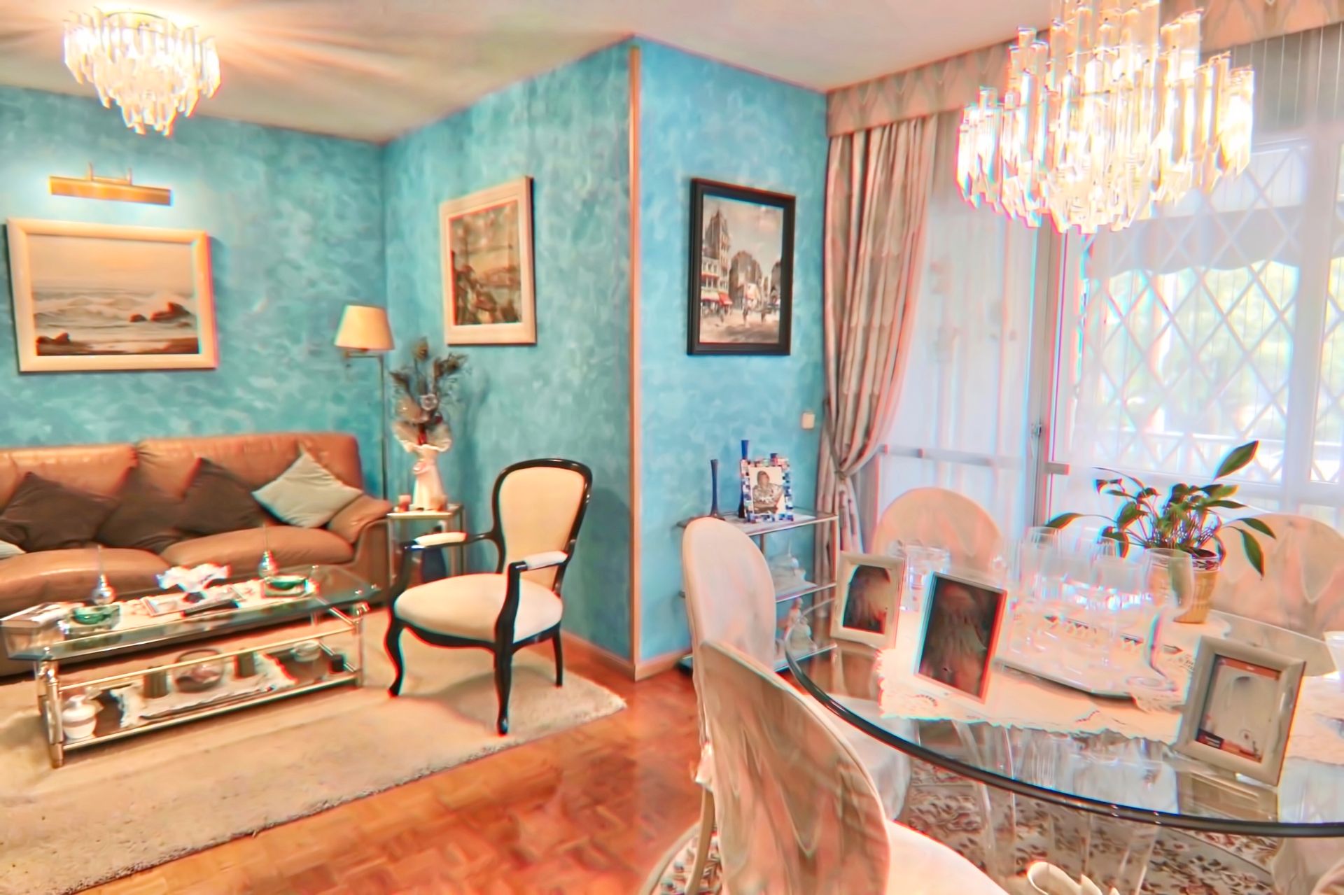 Sala d'estar de Pis en venda en  Madrid Capital amb Terrassa i Alarma