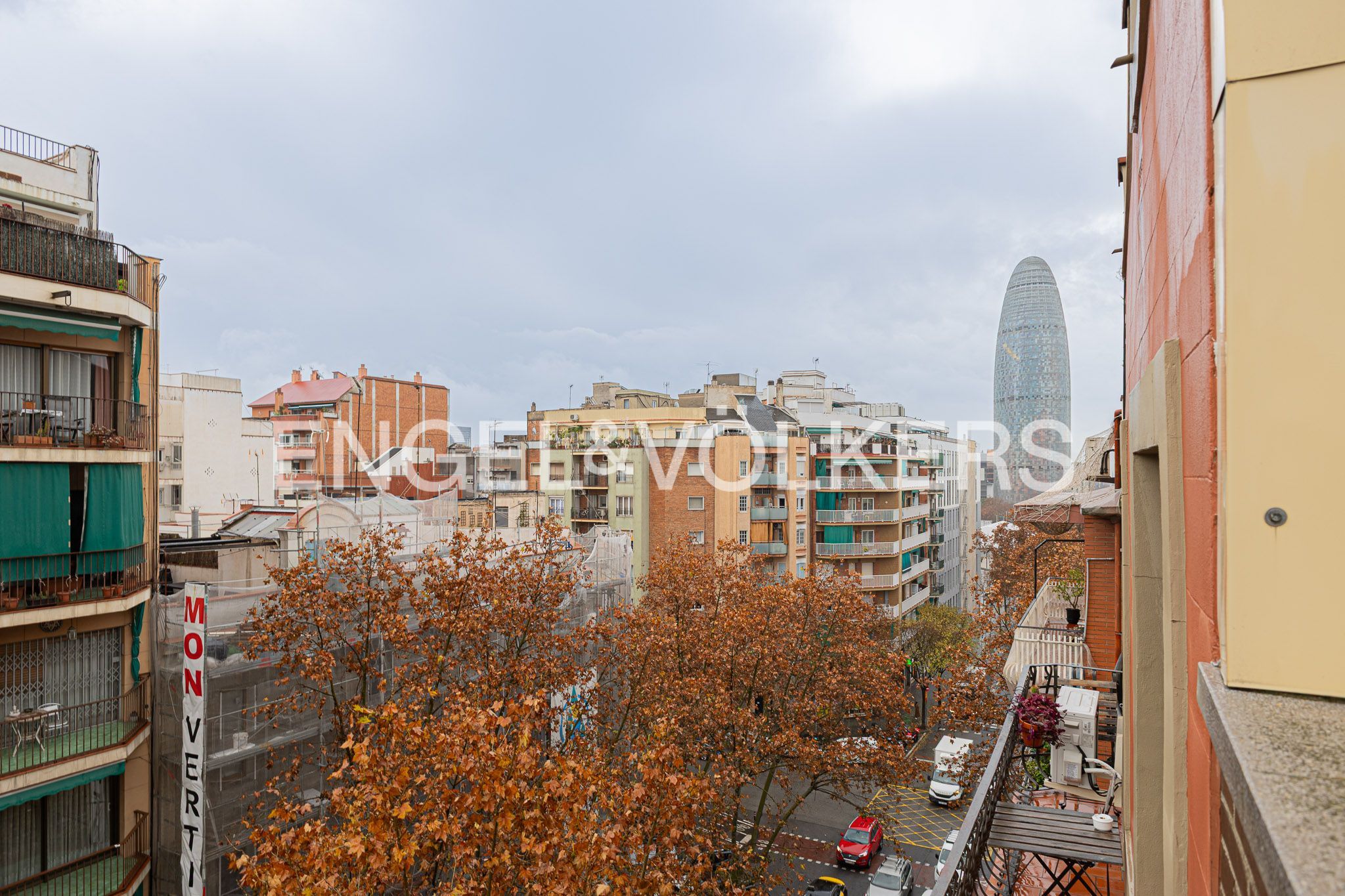 Vista exterior de Apartament en venda en  Barcelona Capital amb Aire condicionat, Calefacció i Parquet