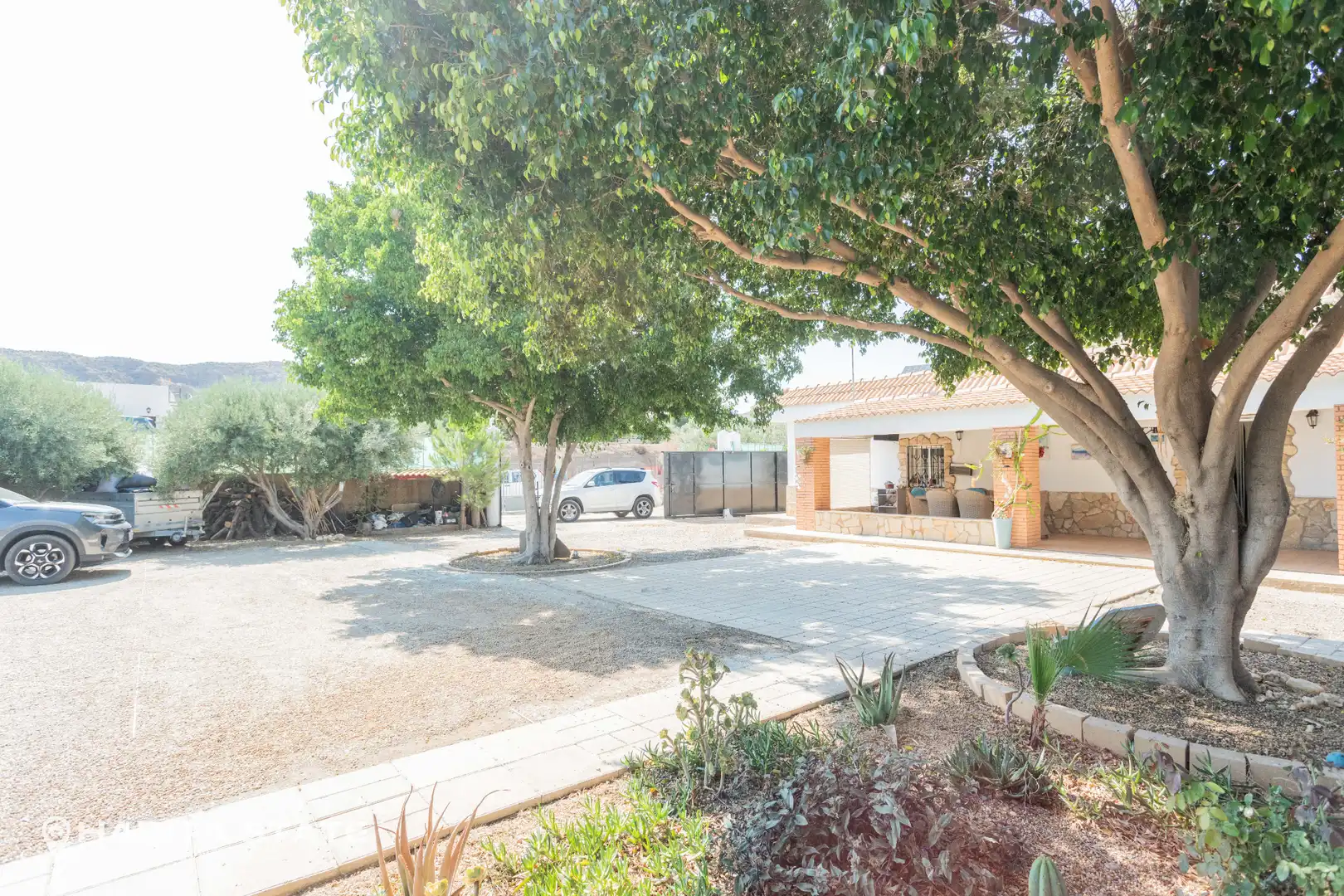 Vista exterior de Casa o xalet en venda en Gádor amb Aire condicionat, Jardí privat i Piscina