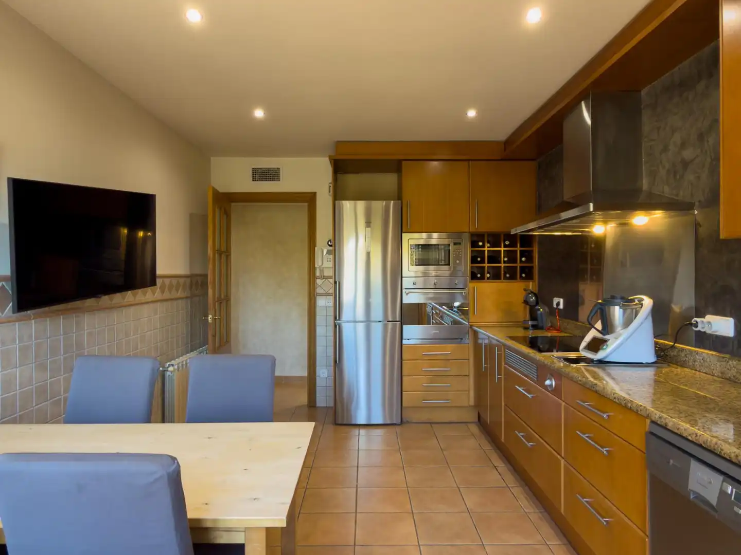 Cocina de Finca rústica en venta en Calonge i Sant Antoni con Calefacción y Jardín privado