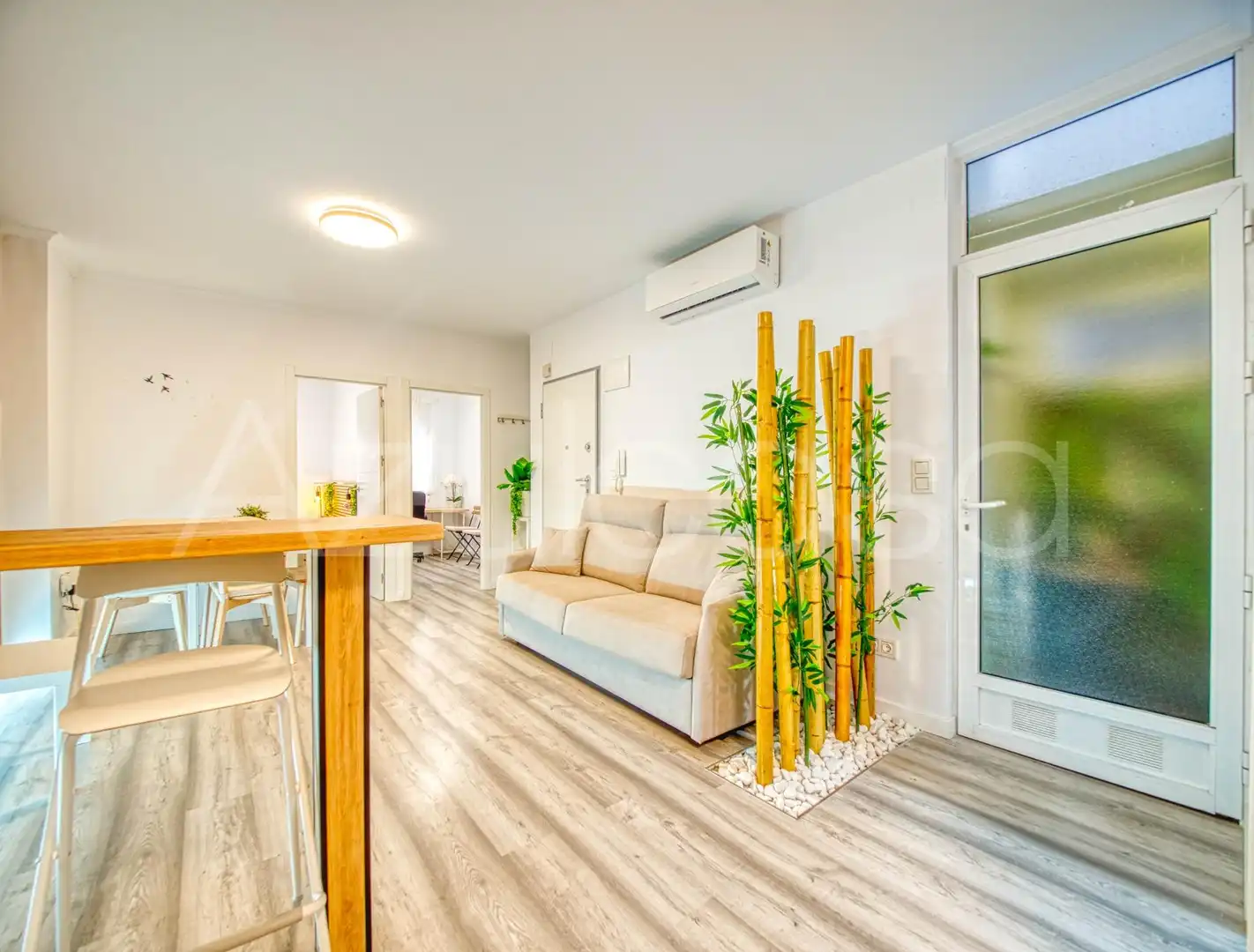 Sala d'estar de Pis en venda en Santa Pola amb Aire condicionat, Parquet i Moblat