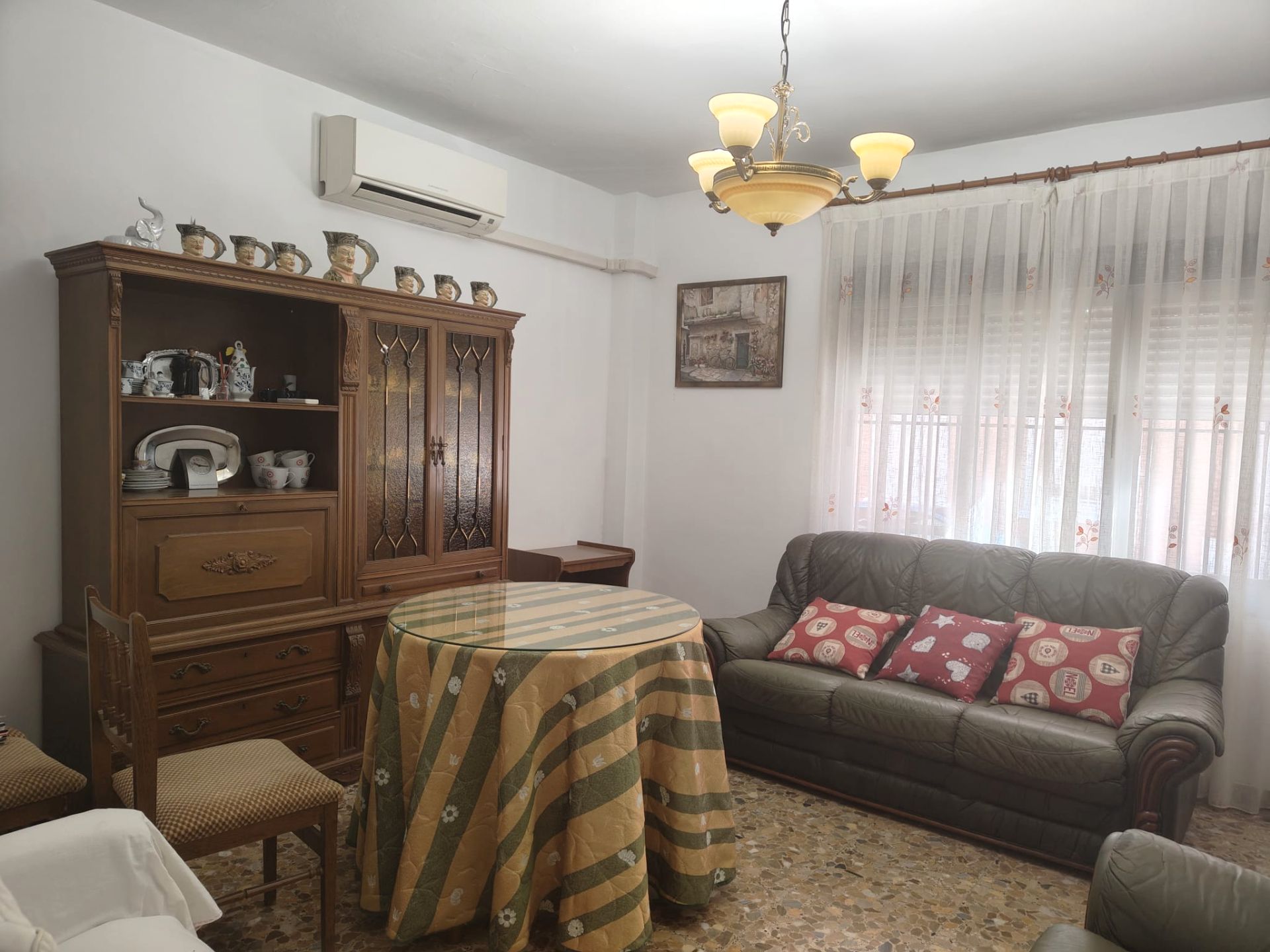 Living room of Apartment for sale in  Albacete Capital  with Air Conditioner and Furnished