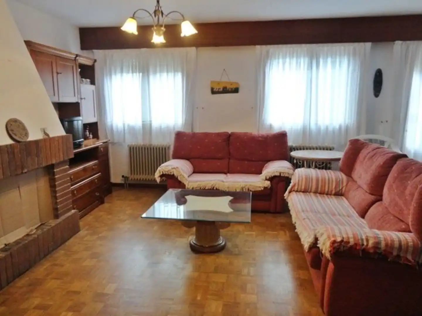 Living room of Houses for sale in Salas de los Infantes  with Heating and Private garden