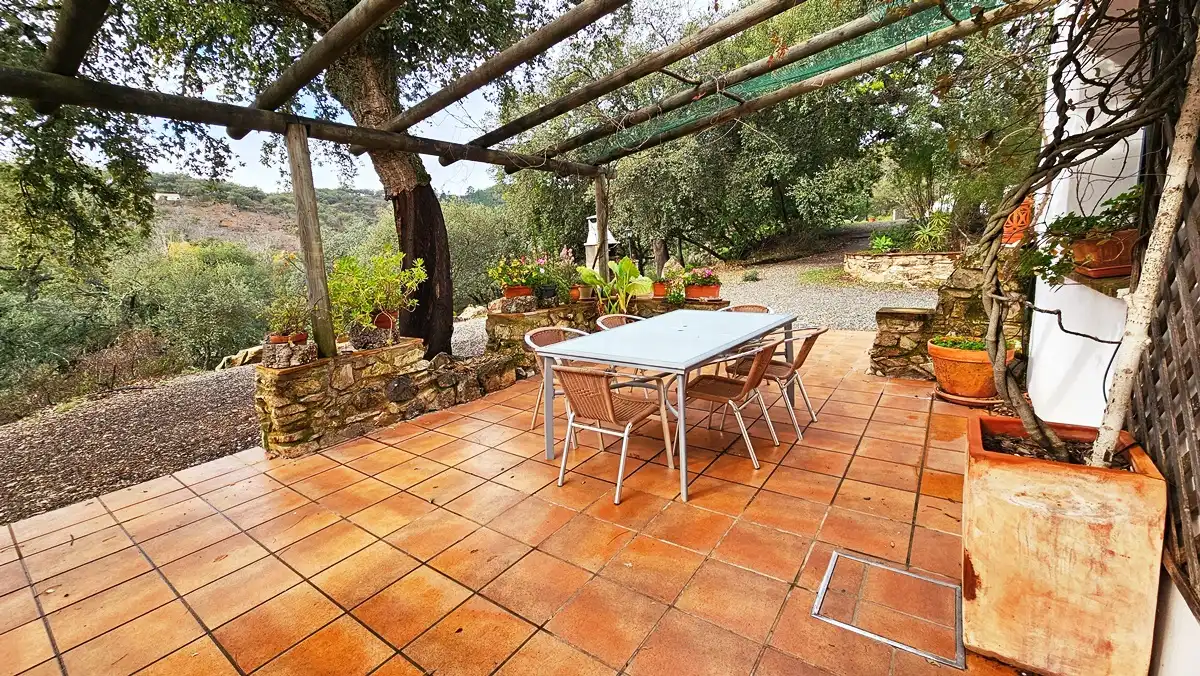 Terraza de Finca rústica en venta en Santa Ana la Real con Calefacción, Jardín privado y Terraza