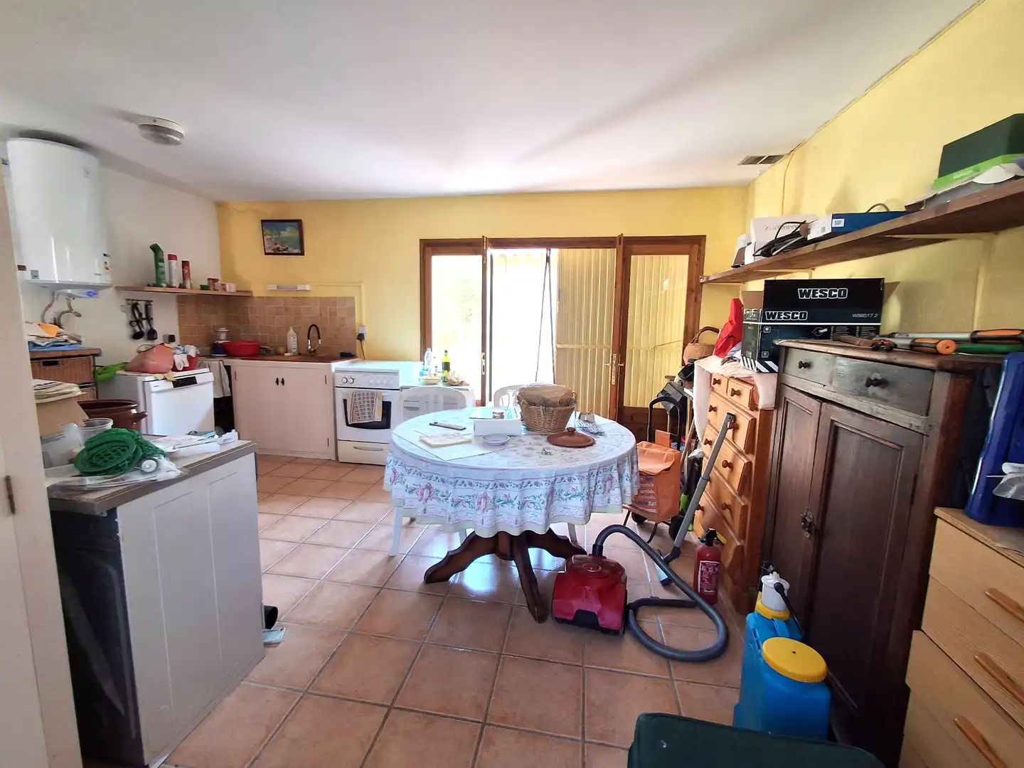 Cuina de Casa o xalet en venda en Mont-roig del Camp amb Aire condicionat, Jardí privat i Terrassa