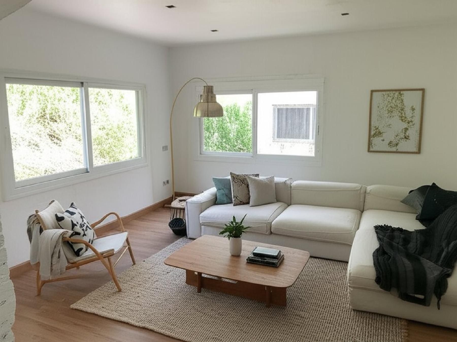 Sala d'estar de Casa o xalet en venda en Sant Pere de Vilamajor amb Jardí privat i Traster