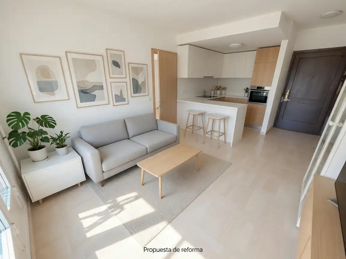 Sala d'estar de Àtic en venda en Madrid amb Aire condicionat, Calefacció i Parquet