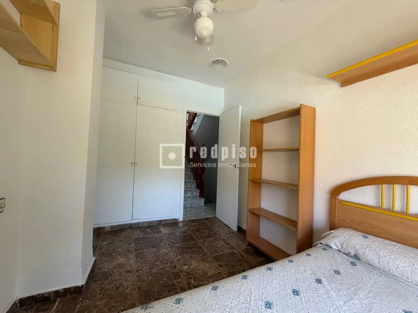 Schlafzimmer von Maisonette zur Miete in Murcia mit Klimaanlage, Privatgarten und Abstellraum