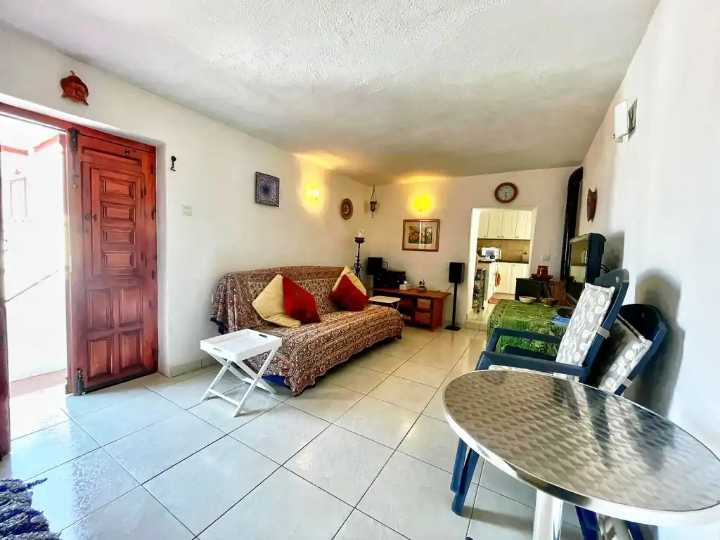 Sala de estar de Finca rústica en venta en Iznate con Terraza
