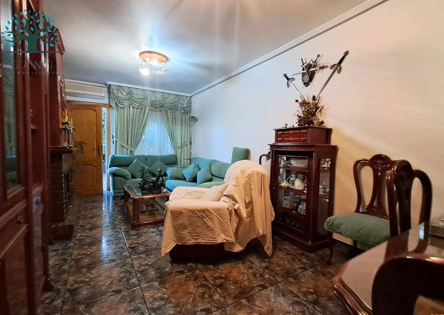 Sala de estar de Dúplex en venta en Mazarrón con Aire acondicionado, Jardín privado y Terraza