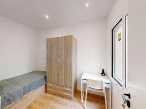 Bedroom of Flat to share in  Barcelona Capital  with Parquet flooring, Furnished and Oven