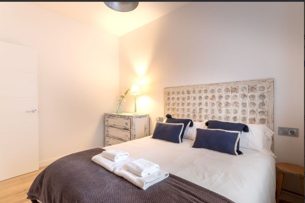 Schlafzimmer von Wohnung zum verkauf in Basauri  mit Heizung und Möbliert