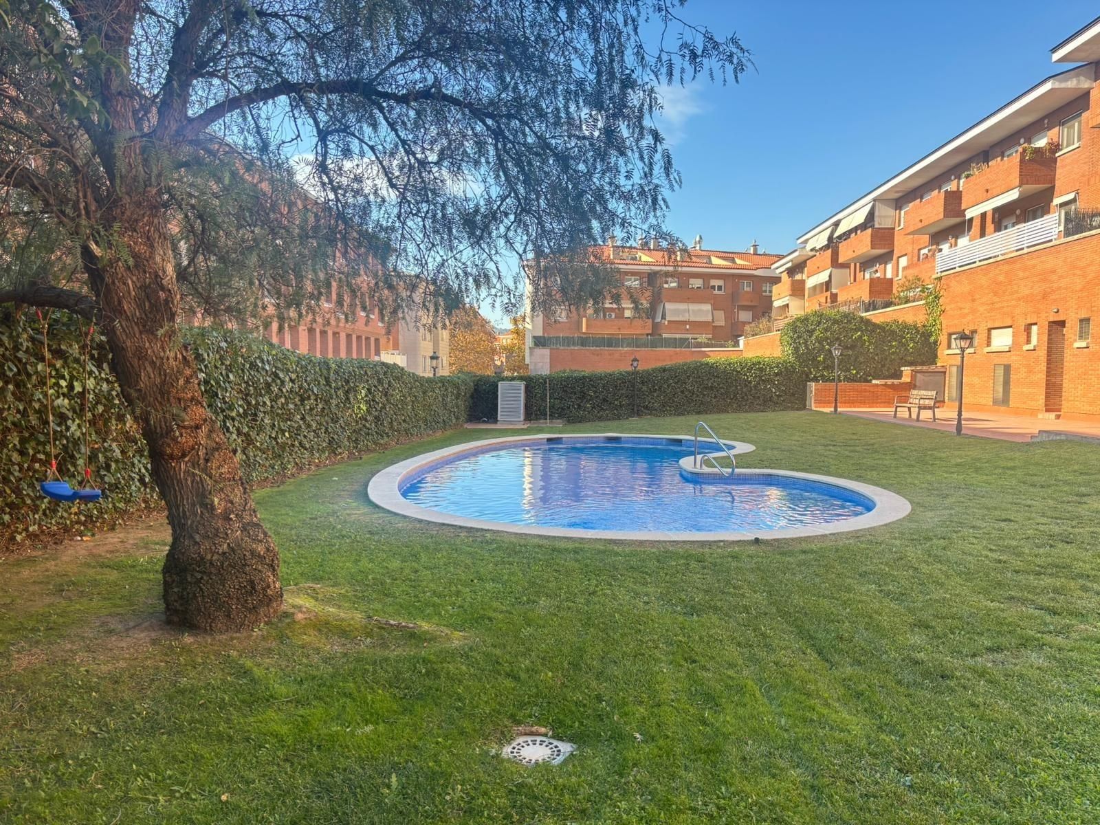 Garden of Flat for sale in Sant Quirze del Vallès  with Air Conditioner, Heating and Parquet flooring