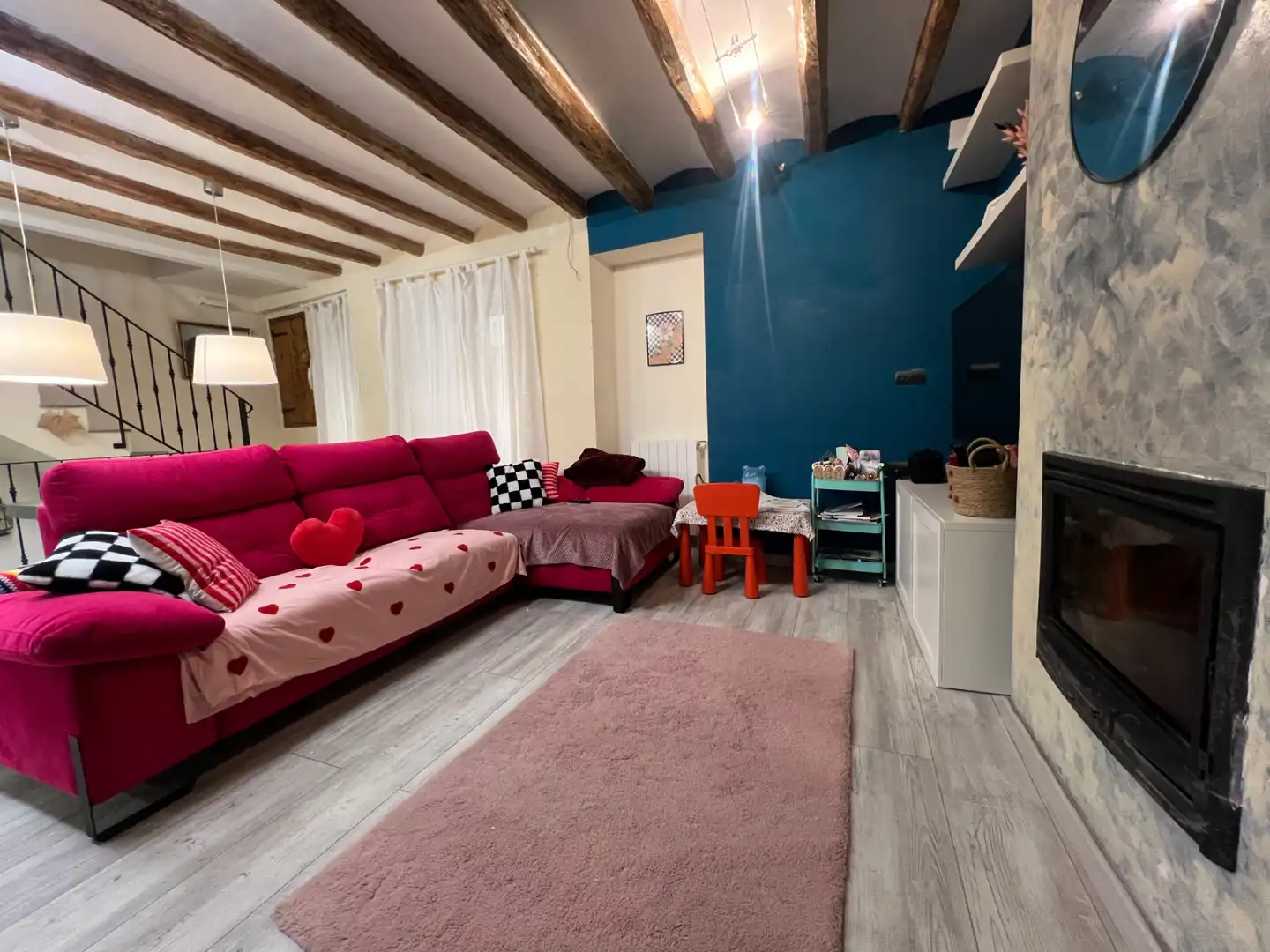 Sala d'estar de Casa o xalet en venda en La Selva del Camp amb Aire condicionat, Calefacció i Parquet