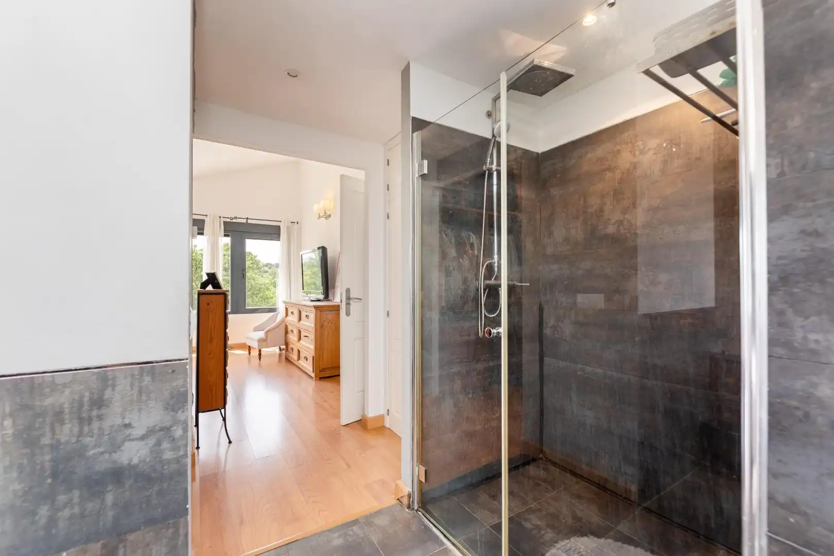 Baño de Casa o chalet en venta en El Boalo - Cerceda – Mataelpino con Calefacción, Terraza y Piscina