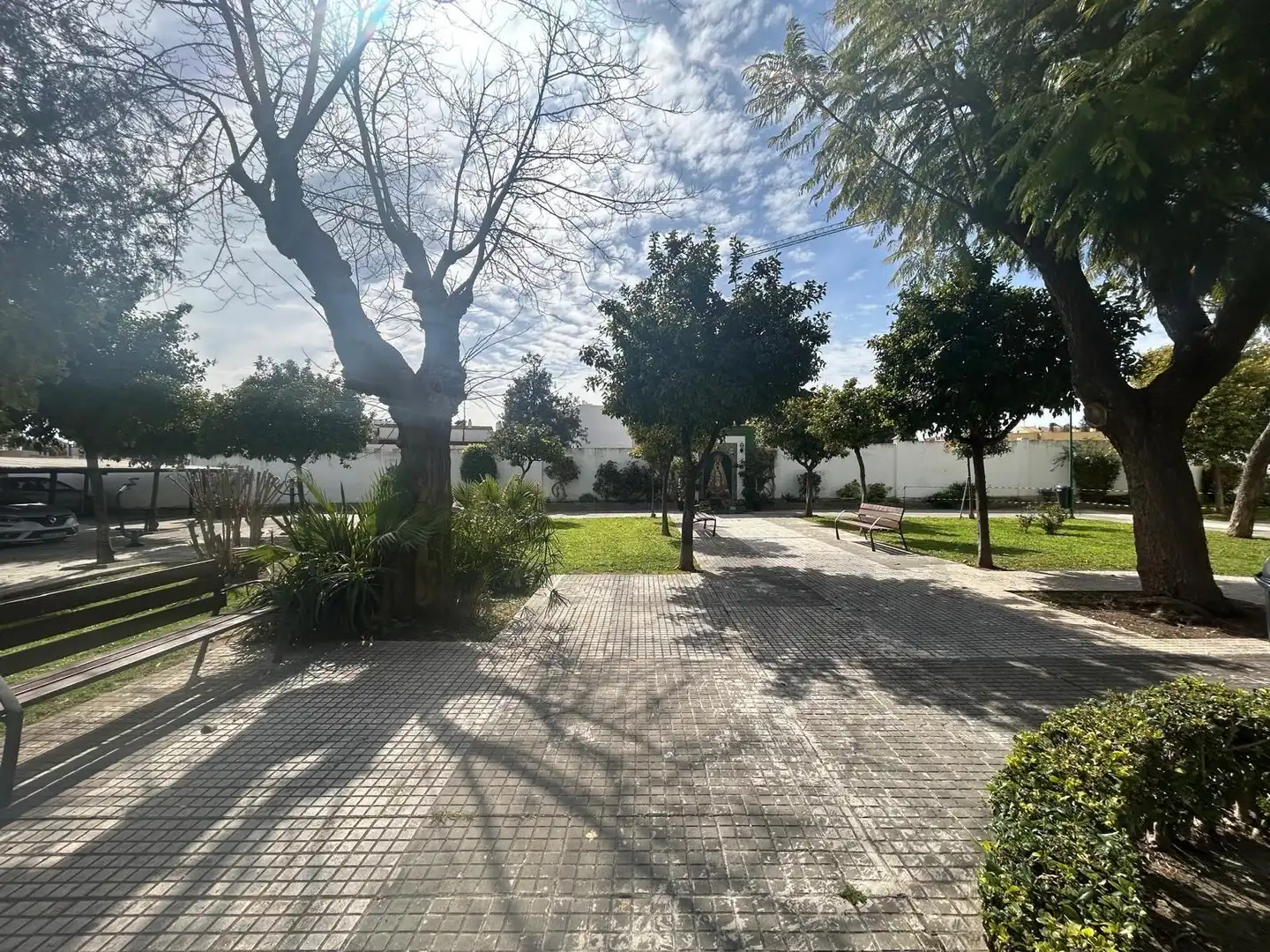 Exterior view of Flat for sale in Jerez de la Frontera  with Air Conditioner and Private garden