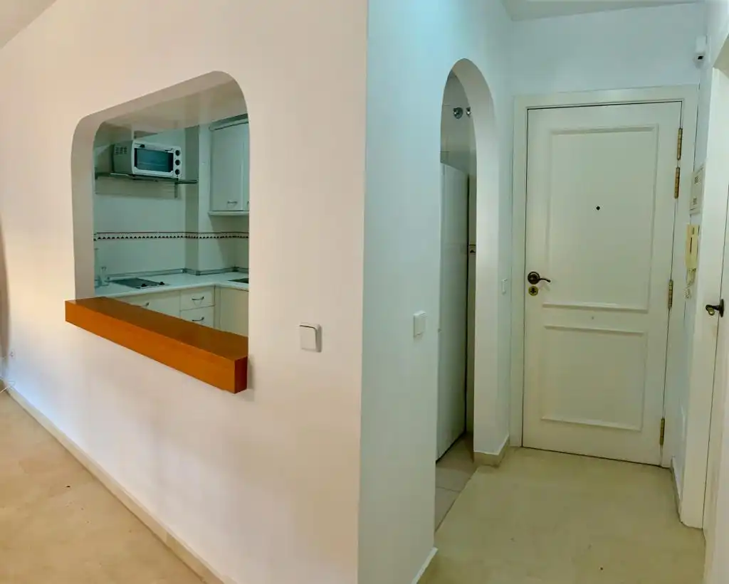 Cocina de Apartamento de alquiler en Málaga con Aire acondicionado, Amueblado y Horno