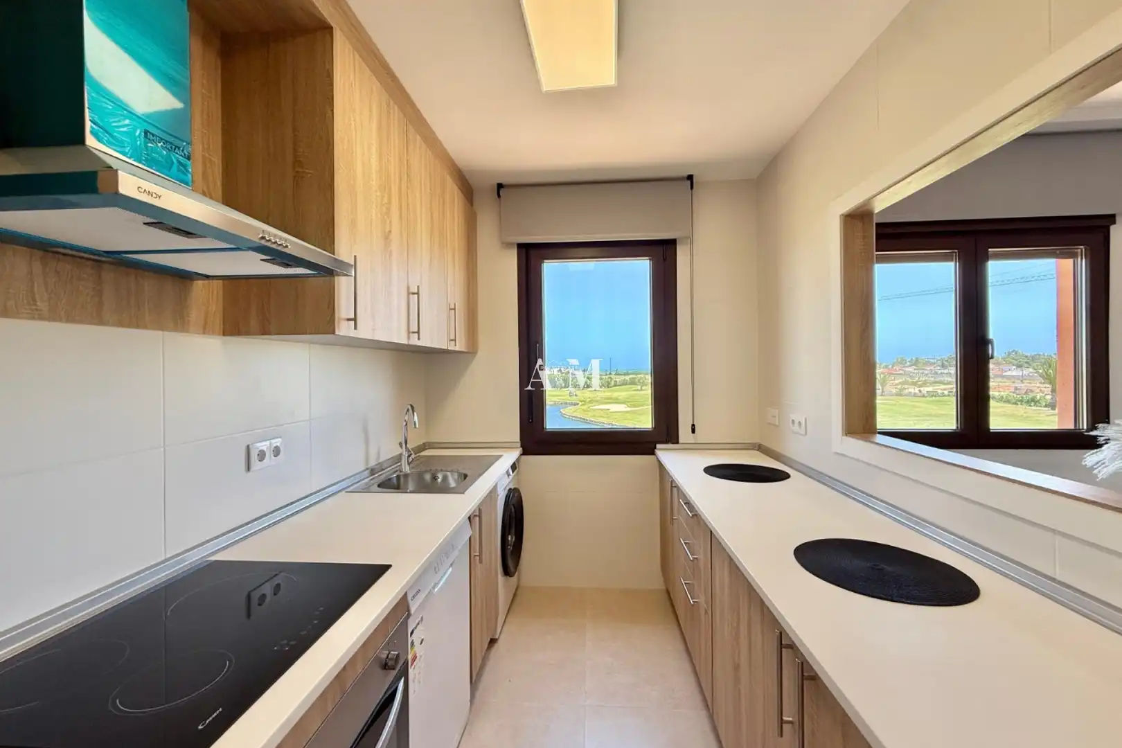 Kitchen of Flat for rent in Los Alcázares  with Air Conditioner, Terrace and Swimming Pool