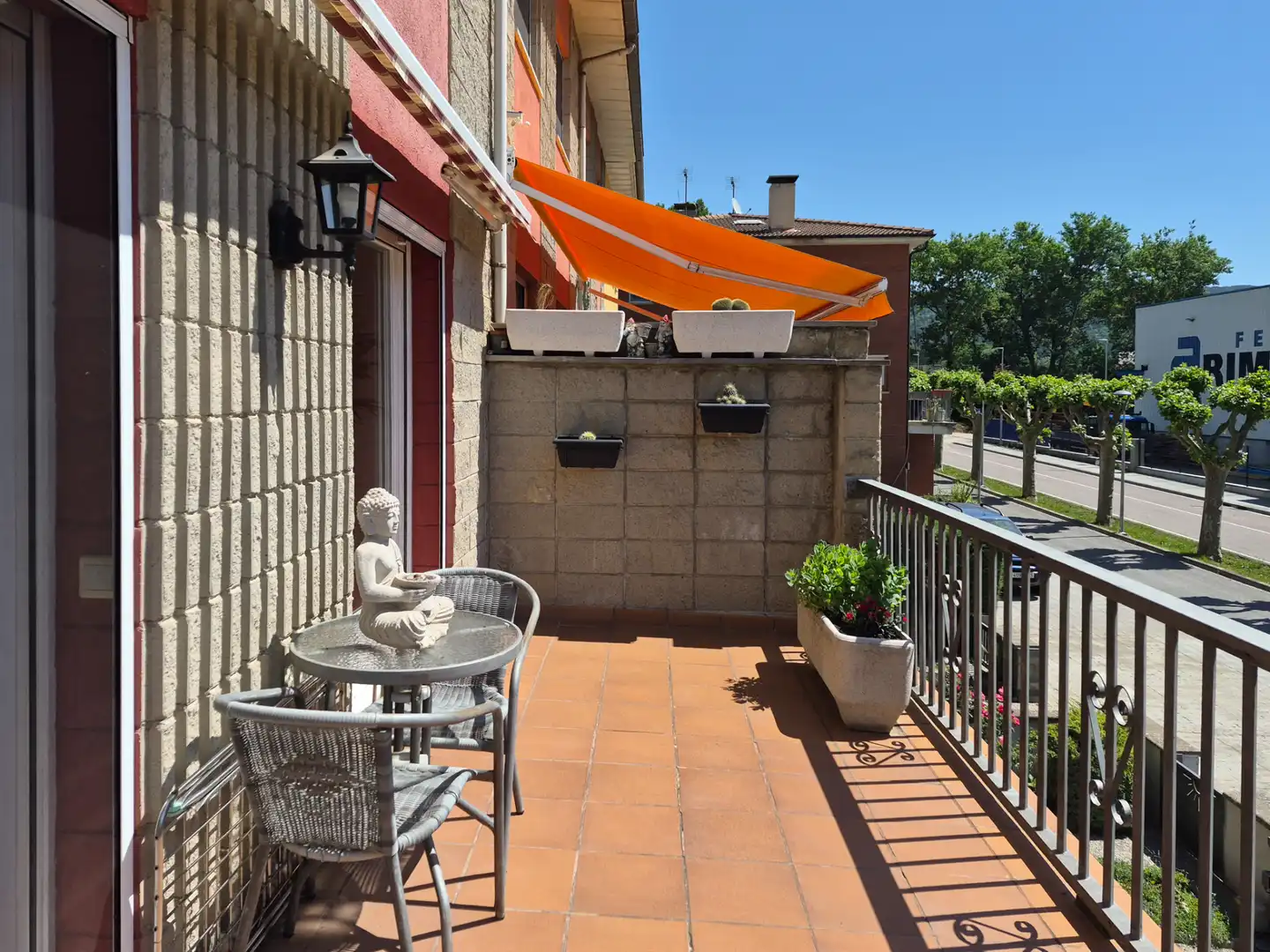 Terrassa de Casa adosada en venda en Ripoll amb Calefacció, Jardí privat i Terrassa