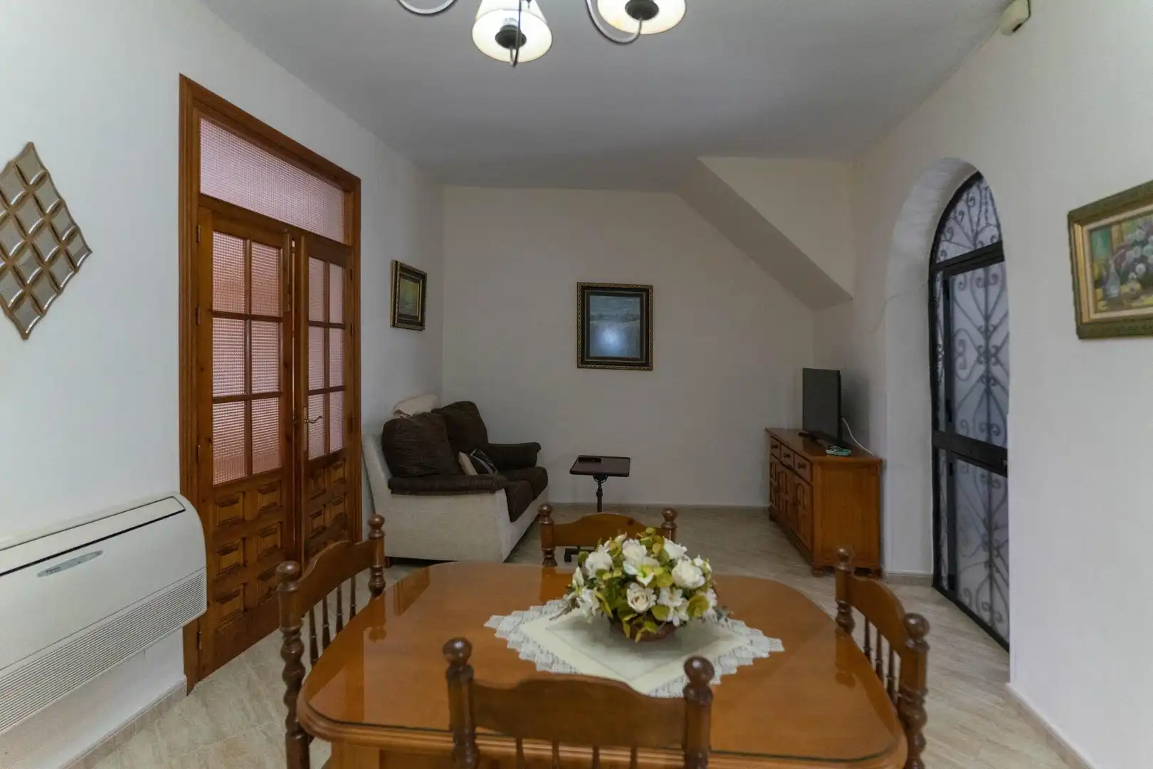 Wohnzimmer von Erdgeschoss zur Miete in Alhaurín El Grande mit Terrasse, Abstellraum und Möbliert