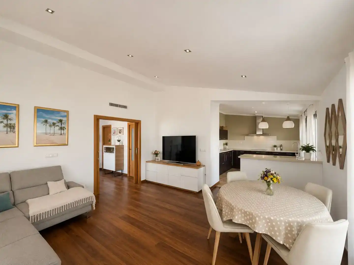 Sala d'estar de Àtic en venda en Xàtiva amb Aire condicionat i Balcó