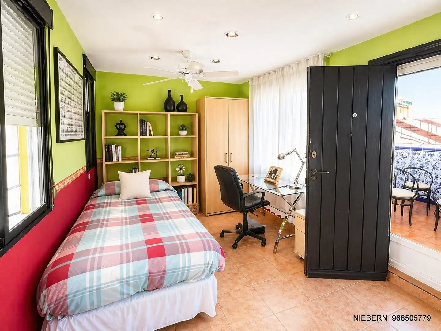Habitación de Casa o chalet en venta en Cartagena con Aire acondicionado, Calefacción y Jardín privado