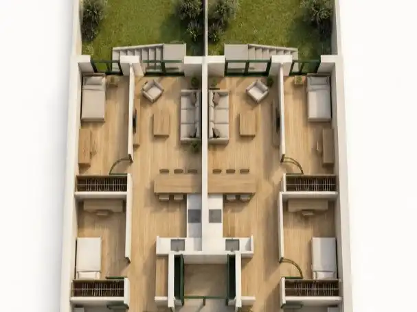 Wohnungen zum Verkauf in Felanitx mit Klimaanlage, Privatgarten und Terrasse