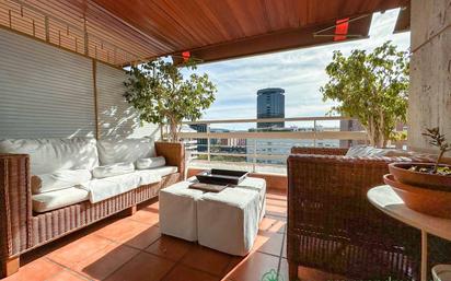 Terrasse von Dachboden zum verkauf in  Barcelona Capital mit Klimaanlage, Terrasse und Balkon
