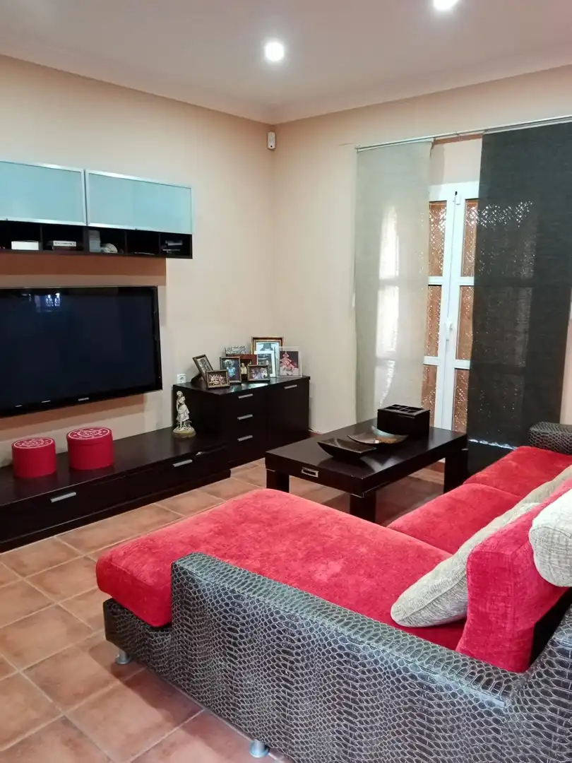 Sala de estar de Casa o chalet en venta en Paterna de Rivera con Aire acondicionado, Terraza y Trastero