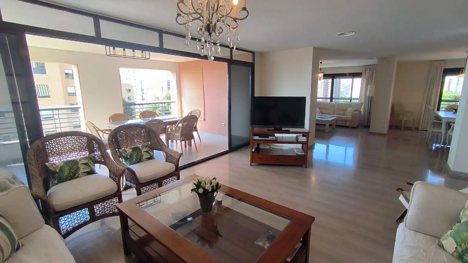 Sala d'estar de Apartament en venda en Benidorm amb Aire condicionat, Calefacció i Terrassa