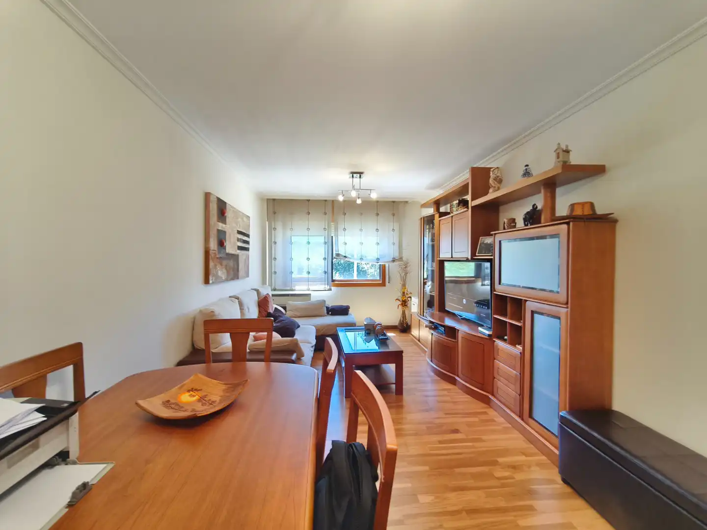 Sala de estar de Piso en venta en Ames con Calefacción, Terraza y Trastero