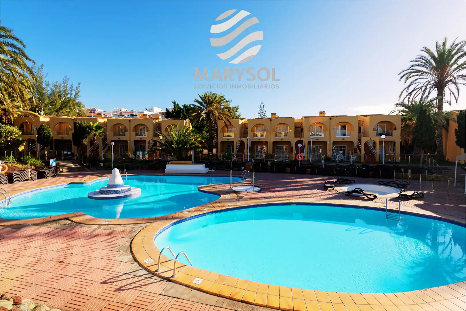 Swimming pool of Apartments for rent in San Bartolomé de Tirajana  with Air Conditioner, Heating and Terrace