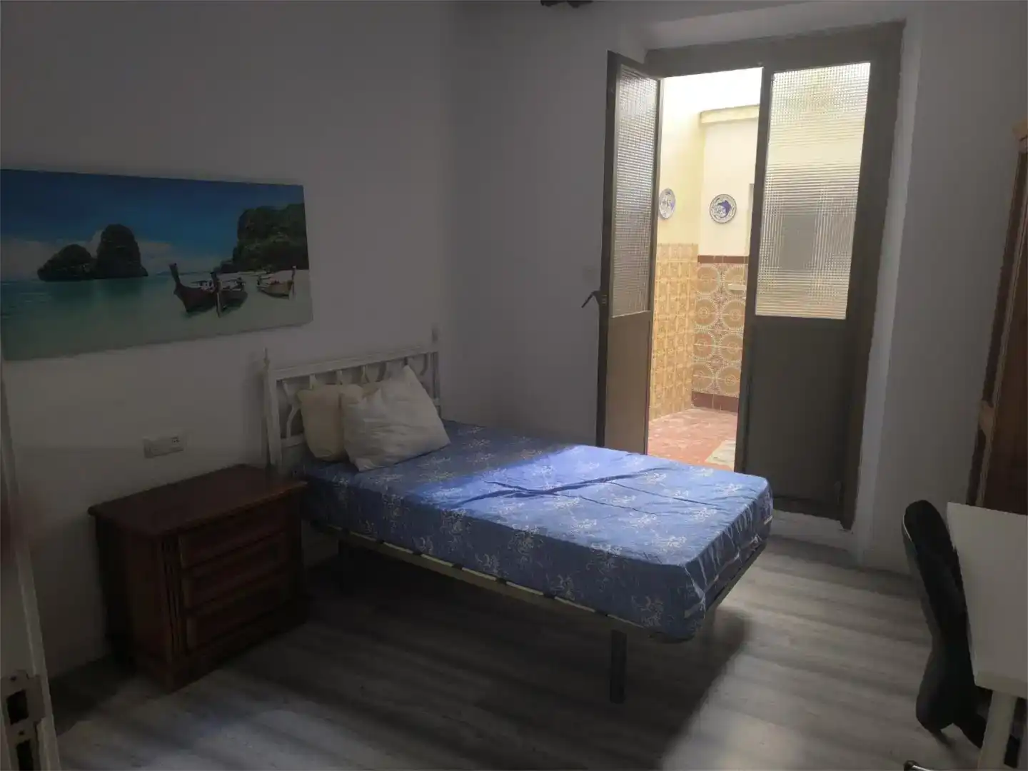 Schlafzimmer von Wohnung zur Miete in  Granada Capital mit Balkon
